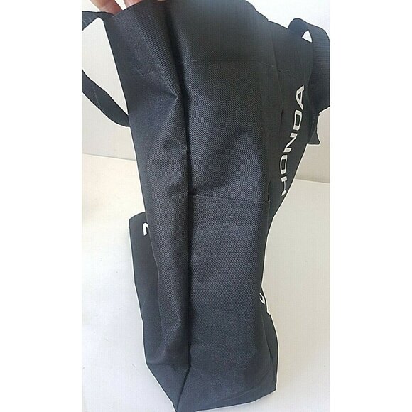 MCLAREN HONDA Racing Black Canvas Tote Bag Side Pockets Not used Large England - Picture 6 of 11